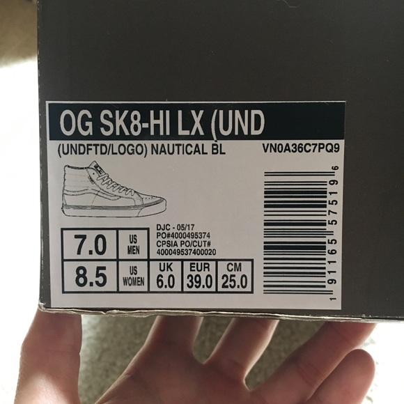 Vans x Undefeated Sk8 Hi LX - Picture 8 of 8